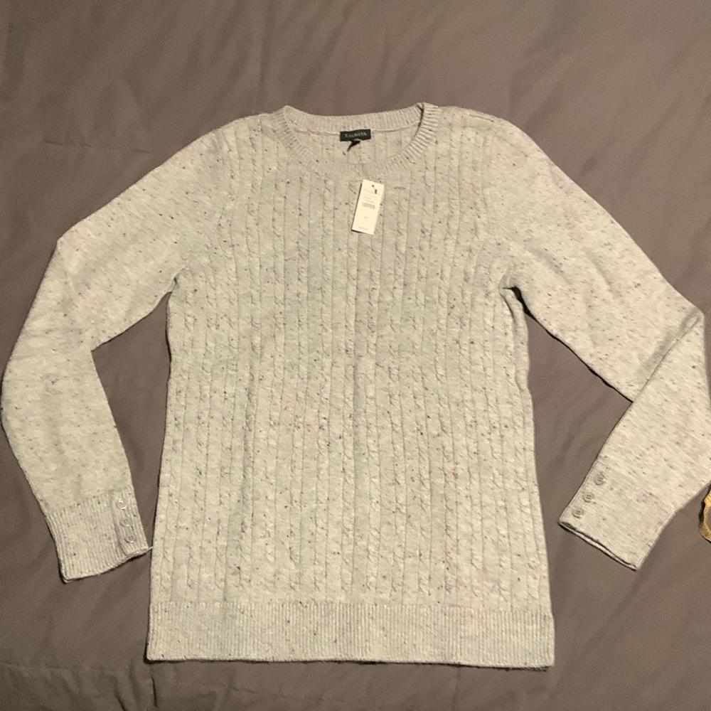 NWT Talbots sweater cotton/acrylic/polyester blend size medium